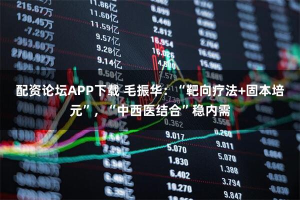 配资论坛APP下载 毛振华：“靶向疗法+固本培元”，“中西医结合”稳内需